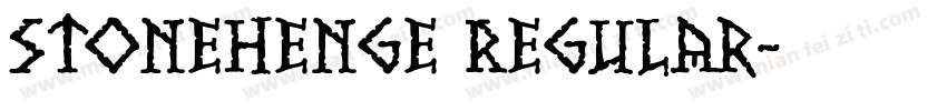 Stonehenge Regular字体转换